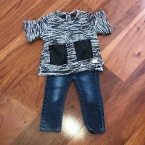 7 For All Mankind Cute Girls’ Outfit w/ Jeans ✨